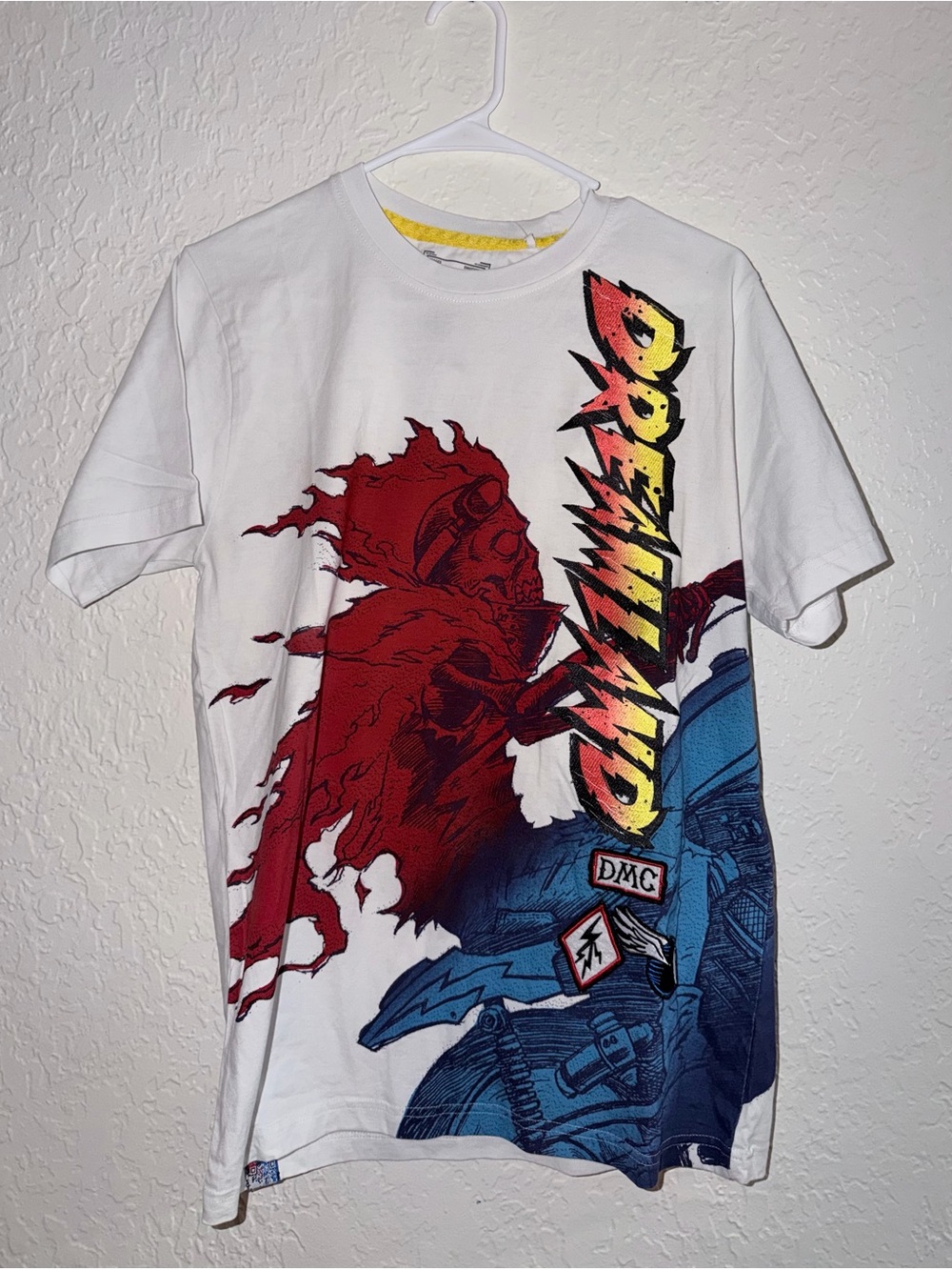 Dreamland Toyworks Toyworks Men’s T-shirt, Red Skull Size Small
